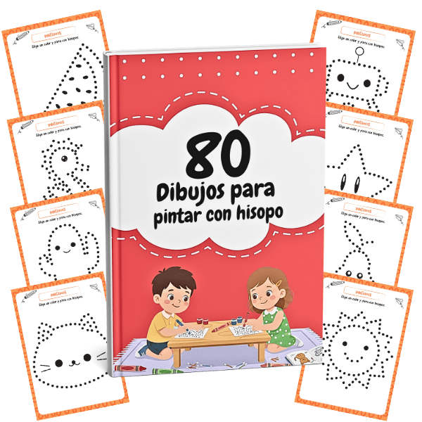 80 Dibujos para pintar con hisopo
