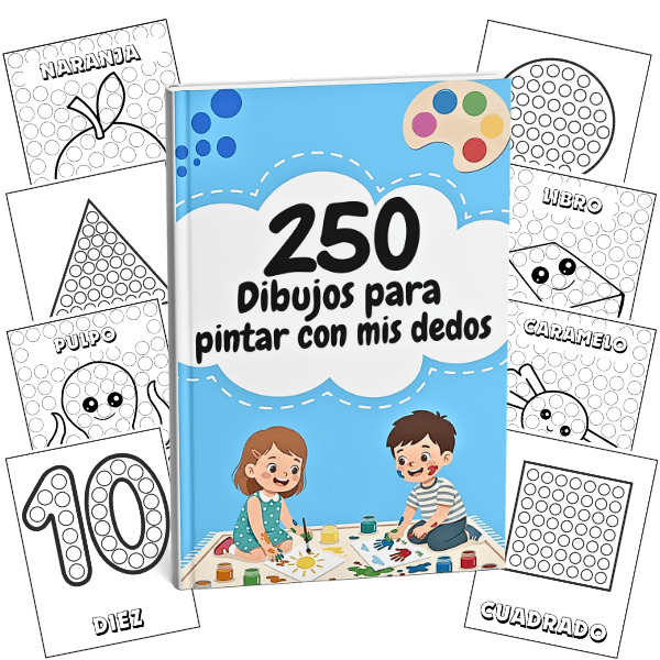 250 Dibujos para pintar con los dedos