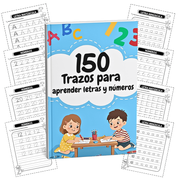 150 Trazos para aprender letras y números